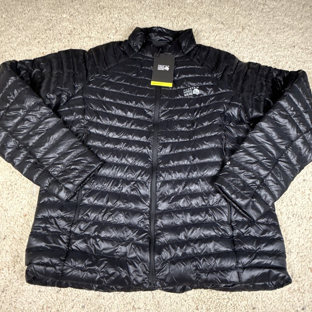 Mens Mountain Hardwear Ghost Whisperer 800 Down! Ripstop Nylon Jacket Sz XL